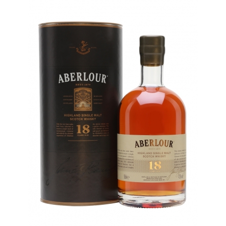 Viskis Aberlour Single Malt 18 YO 0,5 L (su pop.dez)