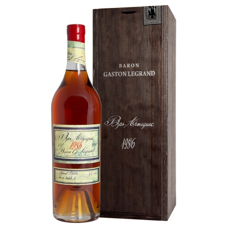 Armanjakas Baron Gaston Legrand 1986 0,7 L su dėž.