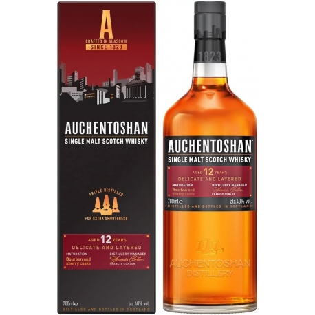 Viskis Auchentoshan 12YO, 0,7 L