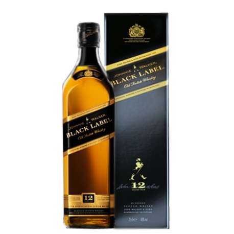 Viskis JOHNNIE WALKER BLACK LABEL 12YO 0.7 L. su dėžute