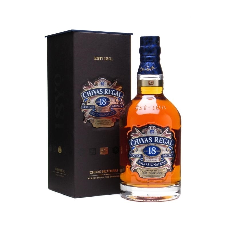 Viskis Chivas Regal 18 YO 0,7 L (dėžutėje) - buteliukas.lt