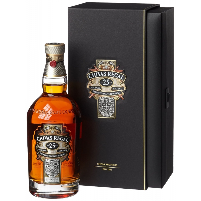 Viskis Chivas Regal 25 YO 0.7 L (dėžutėje) - buteliukas.lt