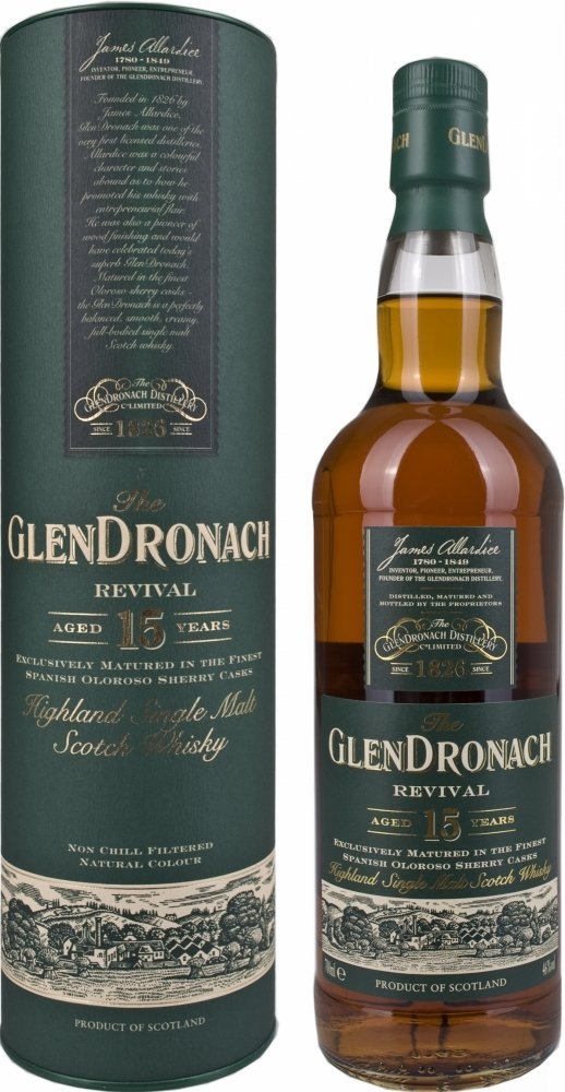 Viskis GlenDronach 15 YO 