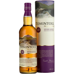 Viskis TOMINTOUL 10YO SINGLE MALT 0,7L (su dėžute)