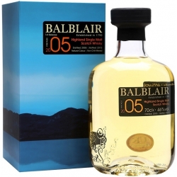 Viskis BALBLAIR single malt 0,7L su dėž.