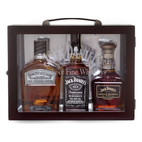 Jack Daniel's viskių rinkinys 3 x 0.7L lagamine